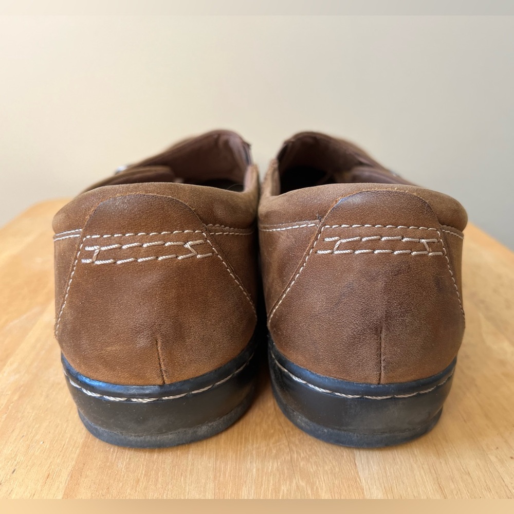 Clarks leather loafers - brown, excellent condition - Picture 4 of 7